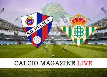 Huesca Real Betis cronaca diretta live risultato in tempo reale