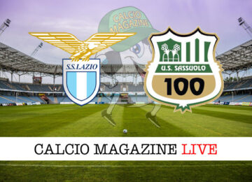 Lazio Sassuolo cronaca diretta live risultato in tempo reale