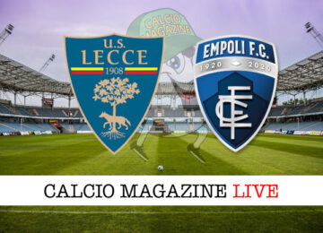 Lecce Empoli cronaca diretta live risultato in tempo reale