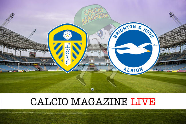 Leeds Brighton cronaca diretta live risultato in tempo reale