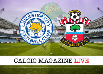 Leicester Southampton cronaca diretta live risultato in tempo reale