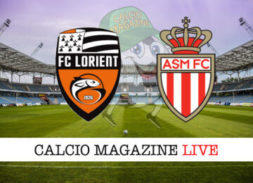 Lorient Monaco cronaca diretta live risultato in tempo reale