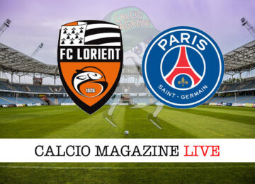 Lorient PSG cronaca diretta live risultato in tempo reale