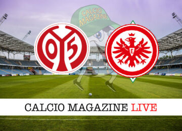 Mainz 05 Eintracht Francoforte cronaca diretta live risultato in tempo reale