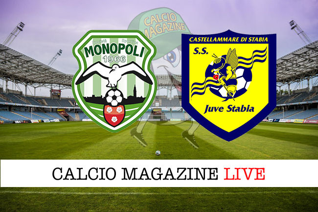 Monopoli Juve Stabia cronaca diretta live risultato in tempo reale