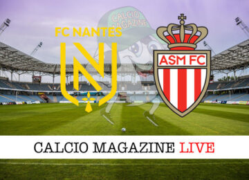 Nantes Monaco cronaca diretta live risultato in tempo reale