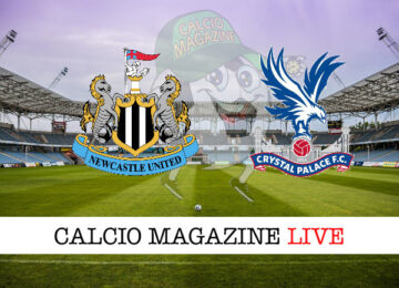 Newcastle Crystal Palace cronaca diretta live risultato in tempo reale