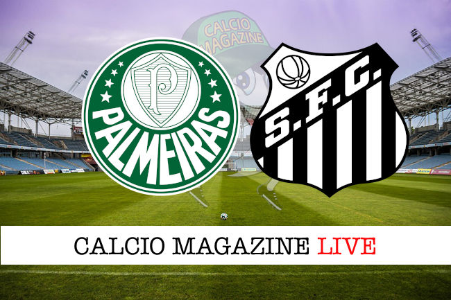 Palmeiras Santos cronaca diretta live risultato in tempo reale