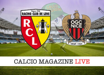 RB Lens Nizza cronaca diretta live risultato in tempo reale