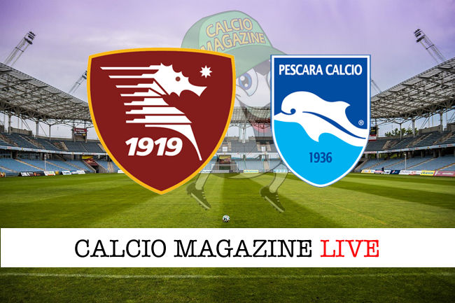 Salernitana Pescara cronaca diretta live risultato in tempo reale