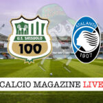Sassuolo Atalanta cronaca diretta live risultato in tempo reale