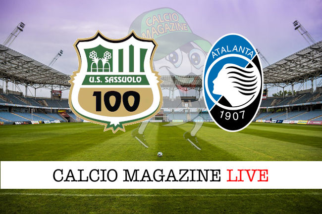 Sassuolo Atalanta cronaca diretta live risultato in tempo reale