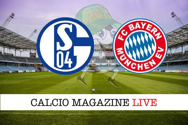 Schalke 04 Bayern Monaco cronaca diretta live risultato in tempo reale