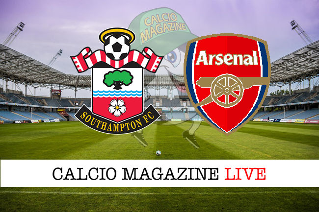 Southampton Arsenal cronaca diretta live risultato in tempo reale