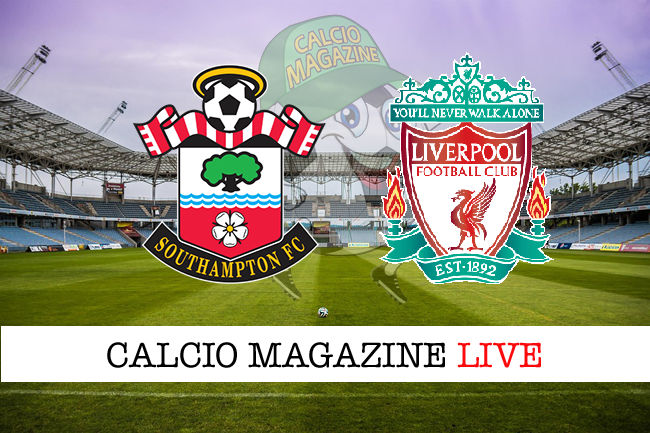 Southampton Liverpool cronaca diretta live risultato in tempo reale