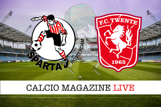 Sparta Rotterdam Twente cronaca diretta live risultato in tempo reale