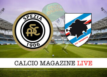 Spezia Sampdoria cronaca diretta live risultato in tempo reale