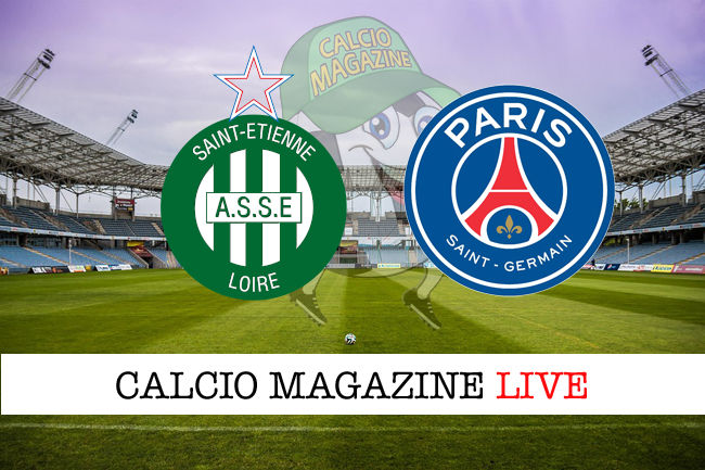 St Etienne PSG cronaca diretta live risultato in tempo reale