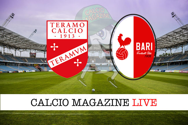 Teramo Bari cronaca diretta live risultato in tempo reale