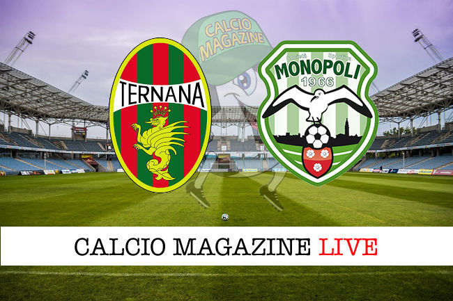 Ternana Monopoli cronaca diretta live risultato in tempo reale