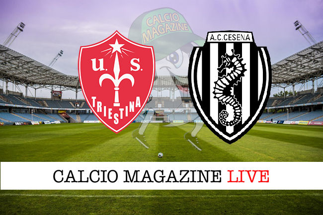 Triestina Cesena cronaca diretta live risultato in tempo reale