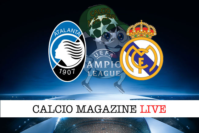 Atalanta Real Madrid cronaca diretta live risultato in tempo reale