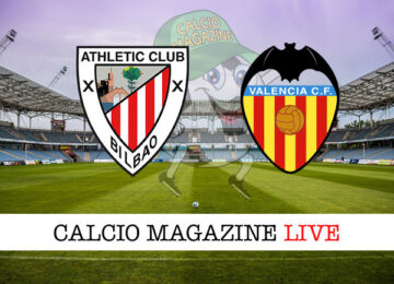Athletic Bilbao Valencia cronaca diretta live risultato in tempo reale