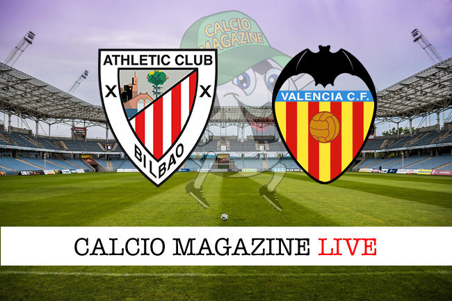 Athletic Bilbao Valencia cronaca diretta live risultato in tempo reale