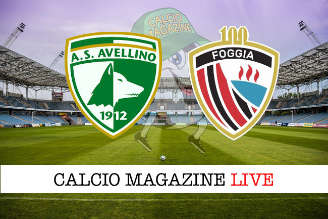 Avellino Foggia cronaca diretta live risultato in tempo reale