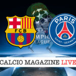 Barcellona PSG cronaca diretta live risultato in tempo reale