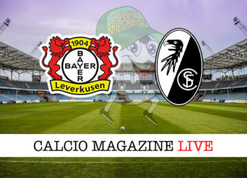 Bayer Leverkusen Friburgo cronaca diretta live risultato in tempo reale