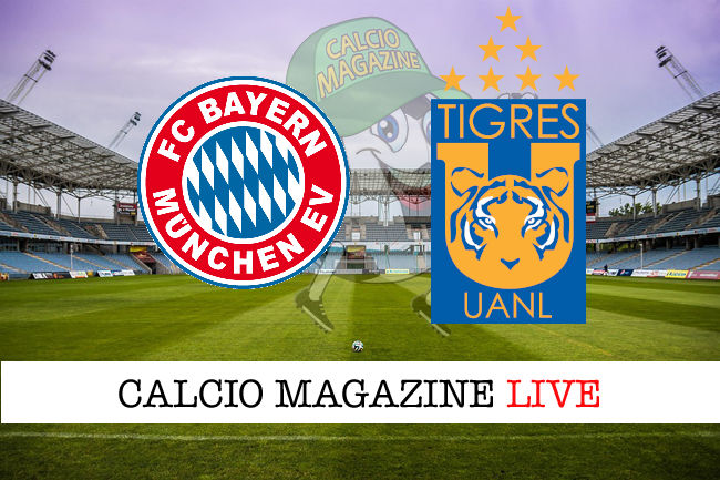 Bayern Monaco Tigres cronaca diretta live risultato in tempo reale