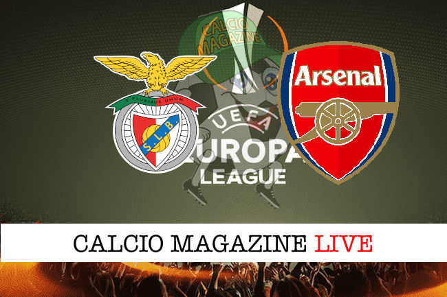 Benfica Arsenal cronaca diretta live risultato in tempo reale