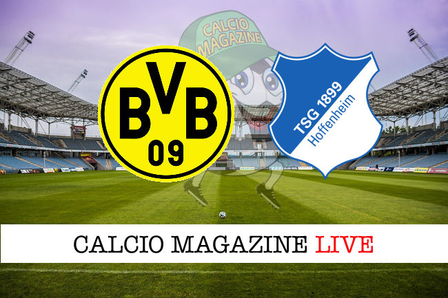 Borussia Dortmund Hoffenheim cronaca diretta live risultato in tempo reale