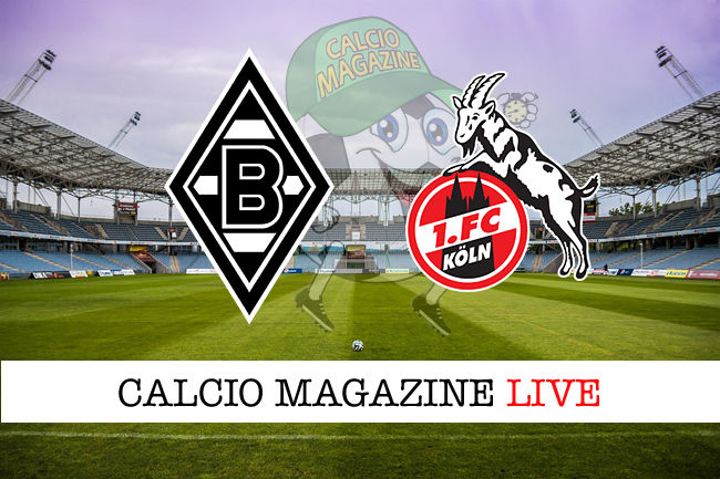 Borussia Monchengladbach Colonia cronaca diretta live risultato in tempo reale