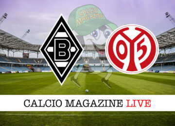 Borussia Monchengladbach Mainz 05 cronaca diretta live risultato in tempo reale