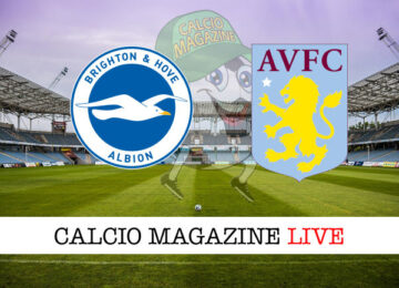 Brighton Aston Villa cronaca diretta live risultato in tempo reale