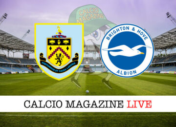 Burnley Brighton cronaca diretta live risultato in tempo reale