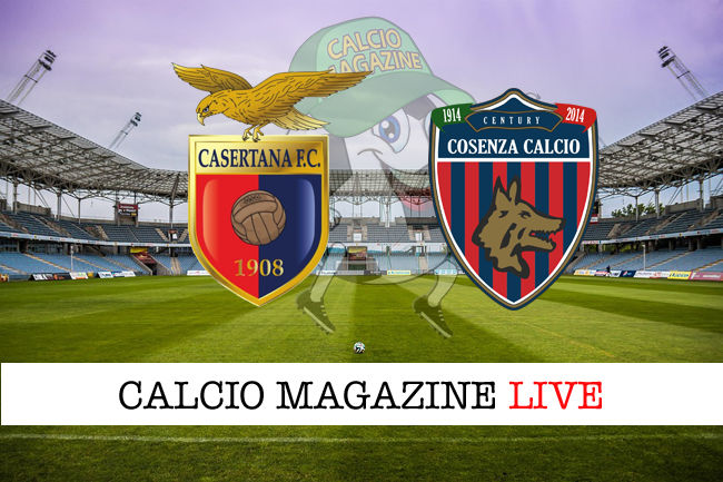 Casertana Cosenza cronaca diretta live risultato in tempo reale