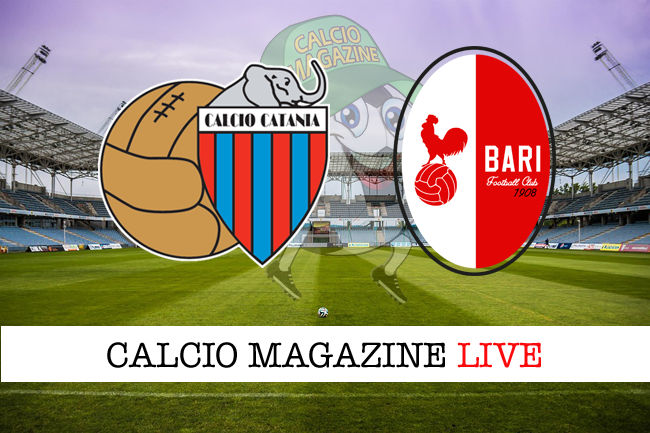 Catania Bari cronaca diretta live risultato in tempo reale