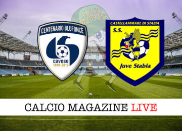 Cavese Juve Stabia cronaca diretta live risultato in tempo reale