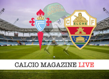 Celta Vigo Elche cronaca diretta live risultato in tempo reale