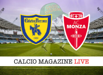Chievo Verona Monza cronaca diretta live risultato in tempo reale