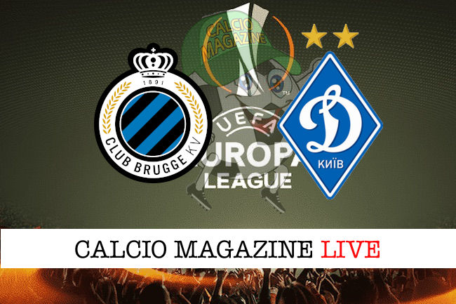 Club Brugge Dinamo Kiev cronaca diretta live risultato in tempo reale