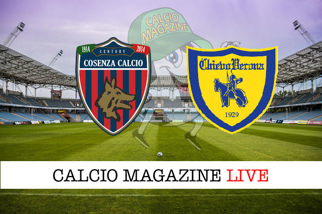 Cosenza ChievoVerona cronaca diretta live risultato in tempo reale