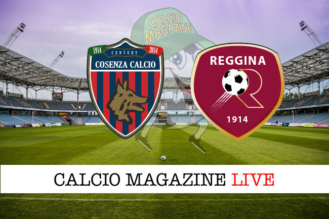 cosenza-reggina cronaca diretta live risultato in tempo reale