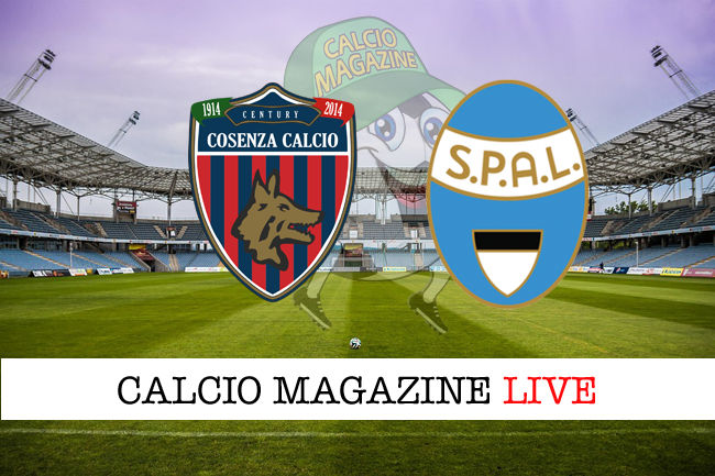 Cosenza SPAL cronaca diretta live risultato in tempo reale