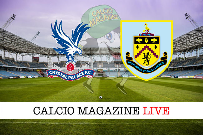 Crystal Palace Burnley cronaca diretta live risultato in tempo reale