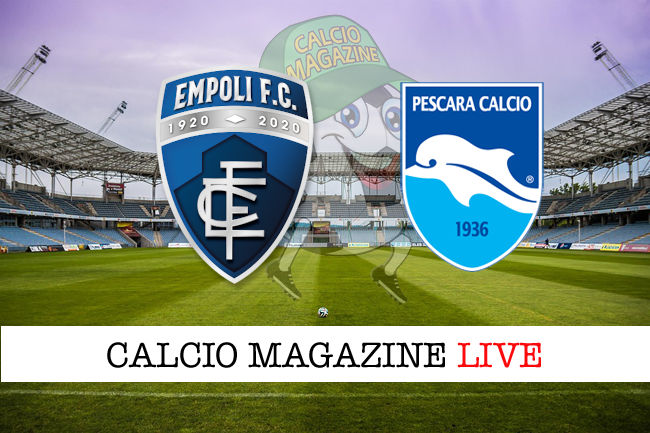 Empoli Pescara cronaca diretta live risultato in tempo reale