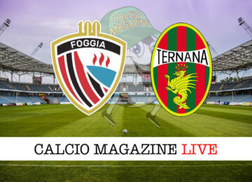 Foggia Ternana cronaca diretta live risultato in tempo reale